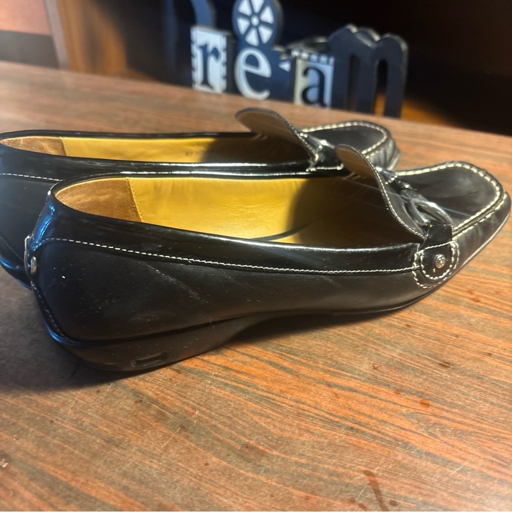 Cole Haan Black Leather Loafers - Picture 9 of 10